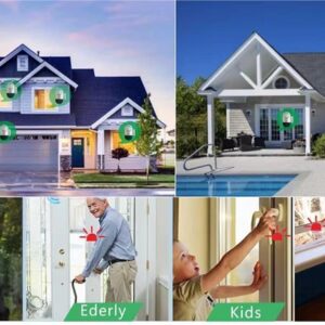 1pcs 125DB Door Sensor Home Alarm Security System Burglar Safety Wireless System Office Cabinet Security Anti Theft Door Opening Alarm Sensor Smart Gadget Door and Window Devices Pool Cabinet