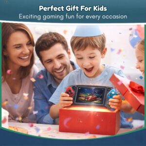 TOYTONIC Portable Retro Handheld Game Console for Kids | 3.5" Color Screen Classic Gaming with Preloaded 620 Games | Built-in Power Cell, TV Output | Video Games Player 𝐋𝐢𝐦𝐢𝐭𝐞𝐝 𝐓𝐨𝐝𝐚𝐲