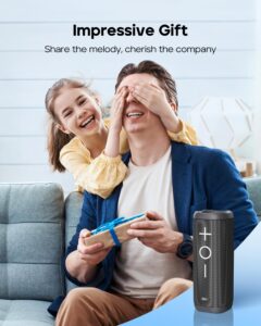 StormBox 2 Bluetooth Speaker with 34W 360° Surround Sound, XBass Tech, 24H Playtime, IPX7 Waterproof, Bluetooth 5.3, TWS Pairing Portable Wireless Speaker for Outdoor
