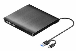 USB 3.0 Pop-up Mobile External DVD-RW Portable Drive ODD External DVD Drive ROM Player Writer for Windows Linux Mac Plug & Play