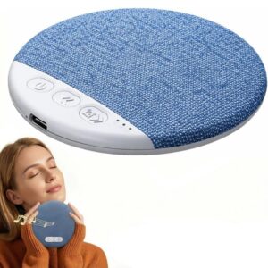 Pillow Speaker for Sleeping, Ultra-Thin Bluetooth Sleep Speaker Under Pillow for Side Sleepers, 7-Day Battery Life, Private Bedtime Audio with Auto-Off Timer, Blue