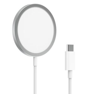 Magnetic Wireless Charger 15W, Mag-Safe Fast Charger USB C 15W, Qi Type C Wireless Inductive Charging Station Compatible with iPhone 17/16/16 Plus/16 Pro/16 Pro Max/15/14/13/12 Series