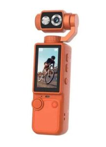 4K Digital Vlogging Camera, 180° Rotating Camera Head, Autofocus, Pocket Video Camera with Stereo Mic for YouTube, Travel, Blogging, Selfie, Live Streaming & Outdoor Recording