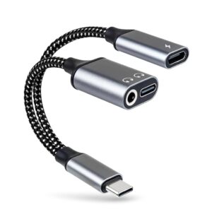 ® USB C to 3.5mm Adapter 3 in1 with Charging and DAC Audio
