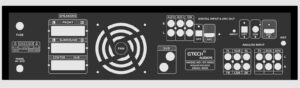5.1 Amplifier Cabinet GT-5001 WITHOUT FRONTPANEL