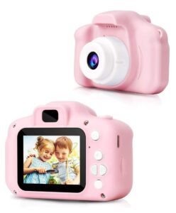 NE Kids Digital Camera – 12 MP 1080P Video Recorder with 2.0 Screen, Inbuilt Games, and Portable Design | Perfect for Child's Video Recording, Photography, and Computer Webcam (Pink)