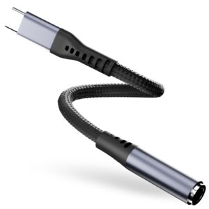Type C to 3.5mm Audio Jack Adapter | AUX Headphone Converter with DAC