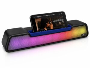80W Bluetooth Soundbar Speaker with RGB Lights 12H Playtime | Sound Bar TWS Function Type-C Charging USB/TF Card Support | Portable Home Theater Speaker for TV Laptop & Mobile
